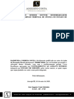 Contraminuta de Agravo Interno - Sucessão Empresarial