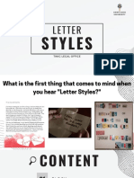 Letter Styles - Block, Modified Block, and Semi-Block (Tinig Legal Office) PDF