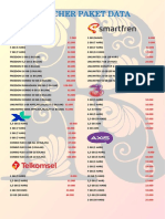 Voucher Paket Data