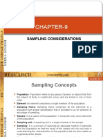 Sampling Concepts and Determination