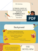 Technological Pedagogical Content Knowledge (Theory)