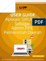 User Guide SiRUP Admin PPE Pemda PDF