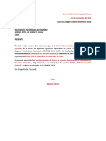 Carta de Finalisacion