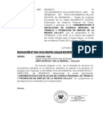 Dev N°004-2020 Sobre Apoyo Evento Juramentacion e Instalacion de Consejo Regional de Trabajo y Promocion de Empleo de La Region Callao