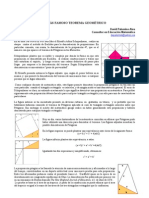 El Más Famoso Teorema Geométrico