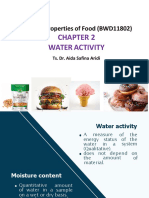 Chapter 2 Water Activity Aida Safina Aridi Latest PDF