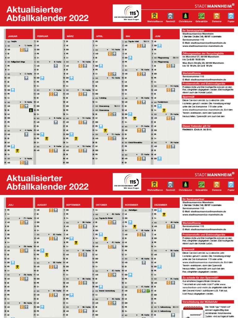 Abfallkalender PDF | PDF
