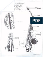 Alto Saxophone Fingering Chart PDF