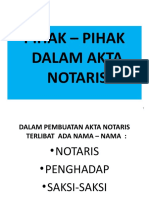 Penghadap - Saksi Akta Notaris