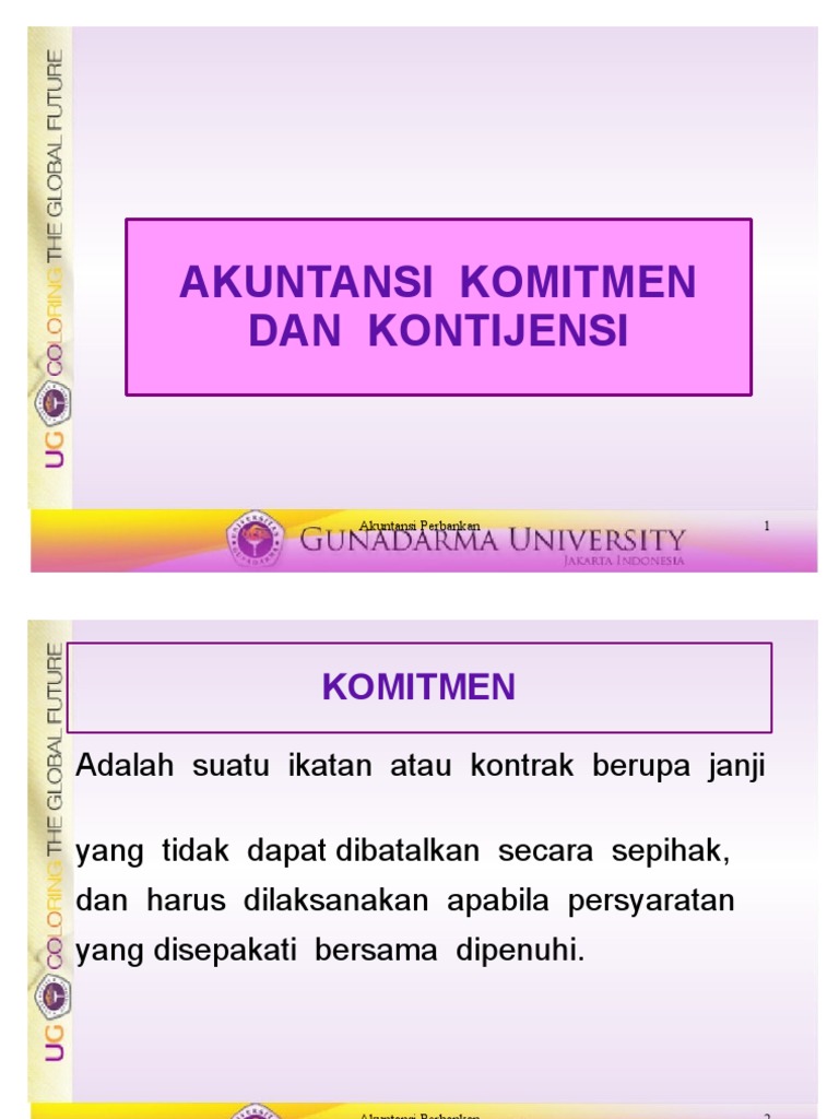 6 Akuntansi Komitmen Dan Kontijensi | PDF