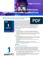 Intel Oneapi HPC Toolkit Product Brief
