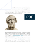 Homero, poeta épico griego de la Ilíada y la Odisea