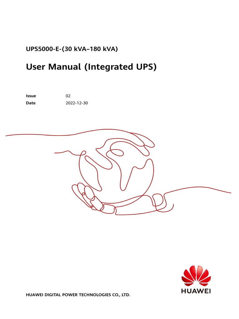 UPS5000-E - (30 kVA-180 kVA) User Manual (Integrated UPS) PDF | PDF ...
