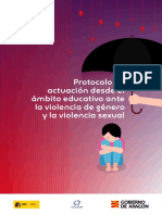 Protocolo Actuacio N Violencia Ge Nero y Violencia Sexual - Colegios Aragon PDF