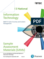 U11 Cyber Security and Incident Management Task SAM PDF