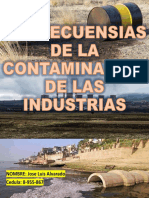 Consecuensias de La Contaminacion de Las Industrias PDF