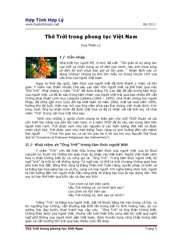 TH Tri Trong Phong TC Vit Nam Trang PDF | PDF