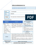 Comparación y ordenamiento de números hasta 99