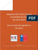 Impacto de la mortalidad por Covid-19 en Chile durante 2020