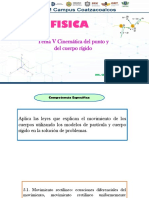 Tema V Cinemática de La Partícula y Del Cuerpo Rígido-Comprimido PDF