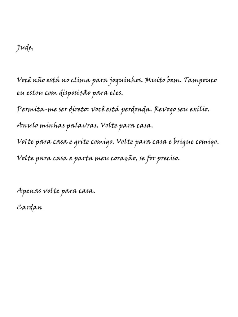 Carta Do Cardan PDF | PDF