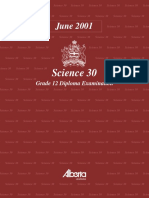 2000 June Science 30 Diploma With Answerkey PDF