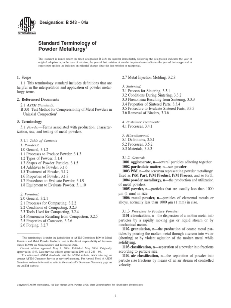 Astm B 243 | PDF