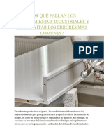 Por Qué Fallan Los Recubrimientos Industriales y Cómo Evitar Los Errores Más Comunes PDF