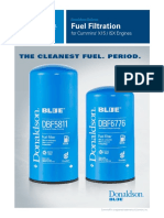 Donaldson Blue Fuel Filters For Cummins ISX Engines PDF
