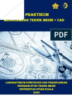 Modul Praktikum Menggambar Teknik Mesin + CAD PDF