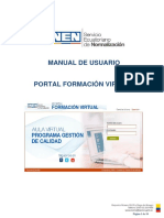 Guía rápida portal formación virtual INEN