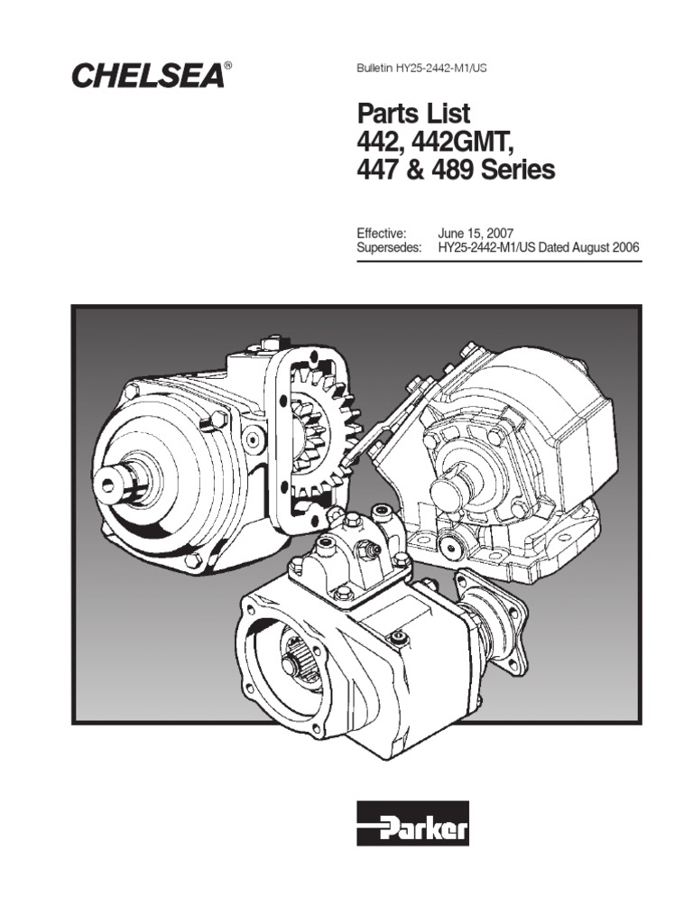 Chelsea 489-442 Parts PDF | PDF | Screw | Gear