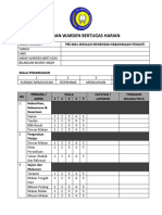 LAPORAN WARDEN BERTUGAS HARIAN Baru