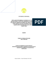 Pengaruh Pengetahuan Dan Sikap Terhadap Perilaku Beresiko PDF