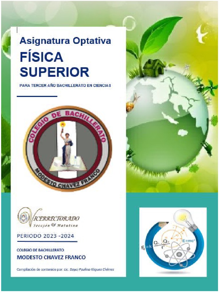 Optativa de Física Superior en Bachillerato | PDF