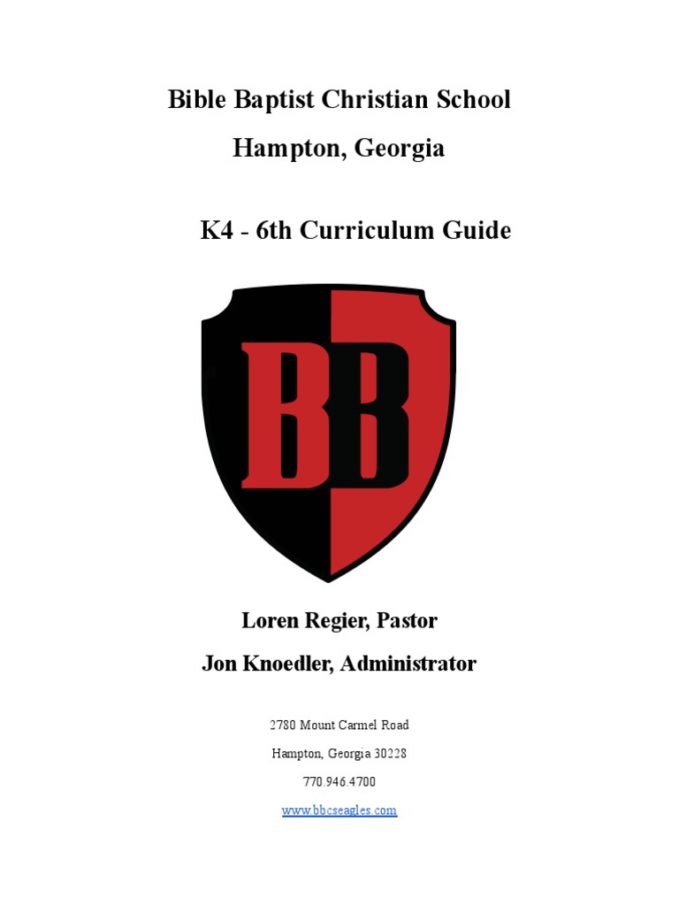 K4-K5 Curriculum Overview | PDF