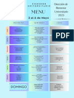 Menu Semanal #4 PDF