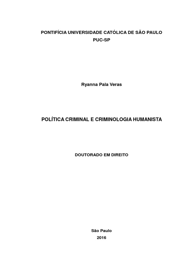 PDF) Criminologias, Controle e Tecnologias Emergentes