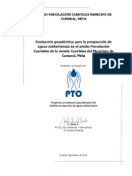 Estudio Geolectrico Parcelacion - Cuarteles PDF