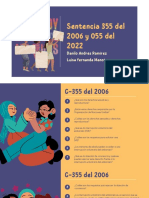 Sentencia 355 Del 2006 y 055 Del 2022 PDF