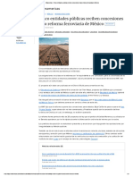 BNamericas - Cinco Entidades Públicas Reciben Concesiones Bajo Reforma Ferroviaria de México PDF