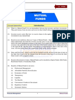 Mutual Funds Intro Notes