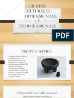 Objetos Culturales Ybidimensionales y Tridimensionales PDF