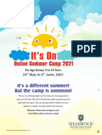 Summer Camp Leaflet