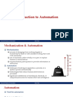 Lecture 1 - Introduction To Automation PDF