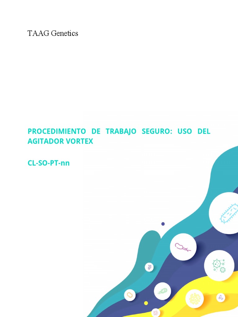 Seguridad en el Uso del Agitador Vortex | PDF