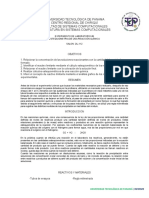 Informe #6 - ESTEQUIOMETRIA DE UNA REACCIÓN QUÍMICA PARTE 1