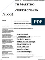 Zardari Citibank PDF