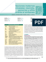 C 52 Infecciones Maternas y Perinatales Clamidia, Gonorrea y Sífilis Durante El Embarazo PDF