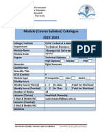 Module (Managerial Information System)